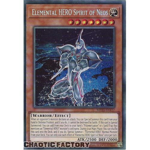 MP23-EN117 Elemental HERO Spirit of Neos Prismatic Secret Rare 1st Edition NM