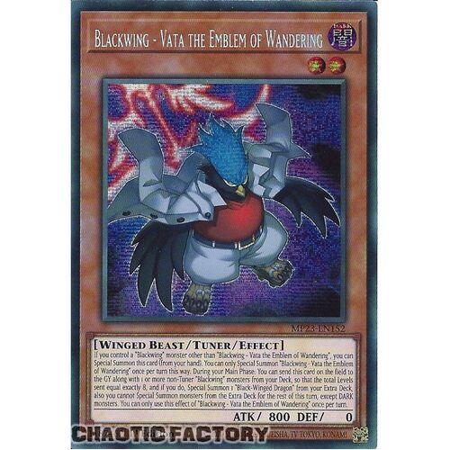 MP23-EN152 Blackwing - Vata the Emblem of Wandering Prismatic Secret Rare 1st Edition NM