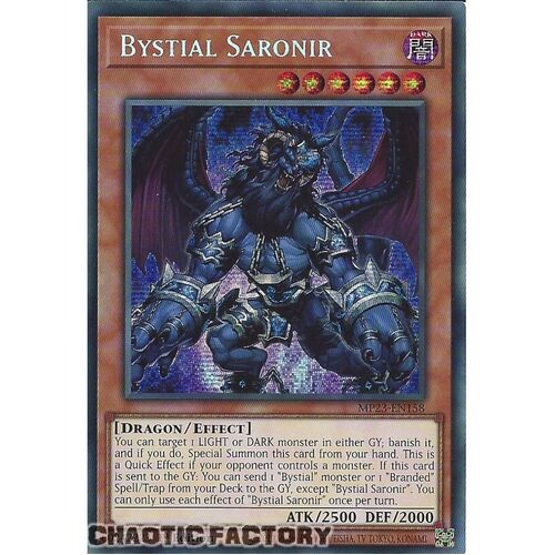 MP23-EN158 Bystial Saronir Prismatic Secret Rare 1st Edition NM