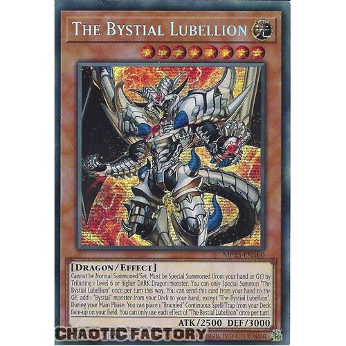 MP23-EN160 The Bystial Lubellion Prismatic Secret Rare 1st Edition NM