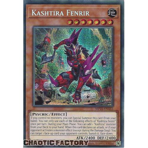 MP23-EN163 Kashtira Fenrir Prismatic Secret Rare 1st Edition NM