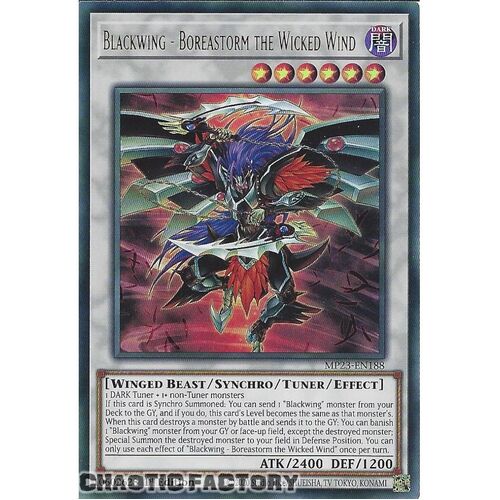 MP23-EN188 Blackwing - Boreastorm the Wicked Wind Ultra Rare 1st Edition NM