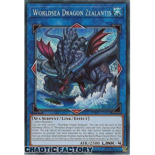 MP23-EN193 Worldsea Dragon Zealantis Prismatic Secret Rare 1st Edition NM