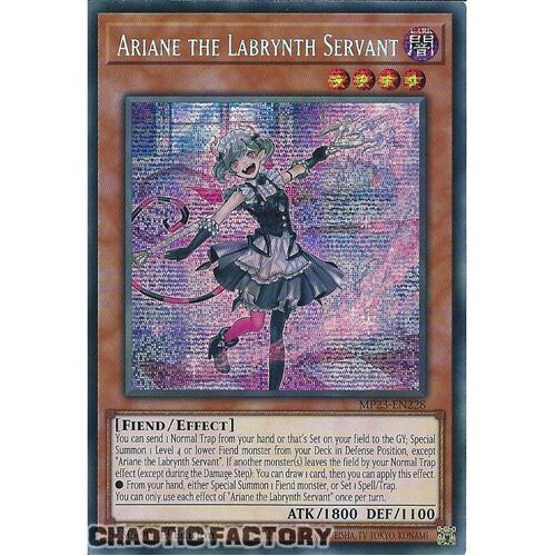 MP23-EN228 Ariane the Labrynth Servant Prismatic Secret Rare 1st Edition NM