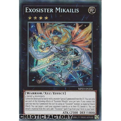 MP23-EN256 Exosister Mikailis Prismatic Secret Rare 1st Edition NM