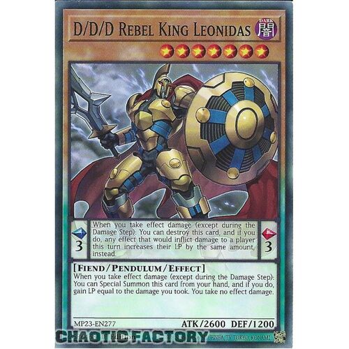 MP23-EN277 D/D/D Rebel King Leonidas Common 1st Edition NM