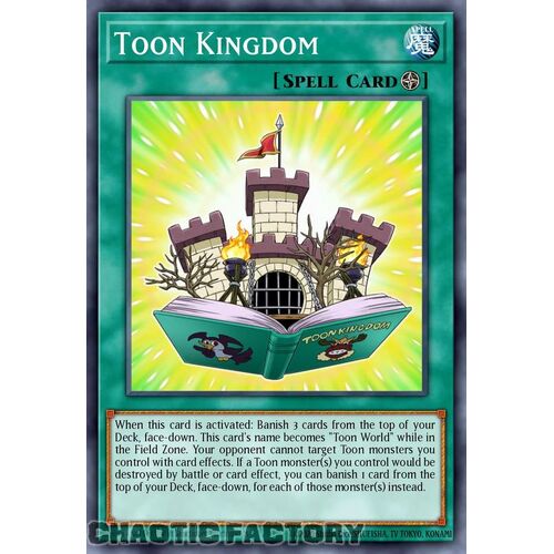 MP24-EN006 Toon Kingdom Quarter Century Secret Rare 1st Edition NM