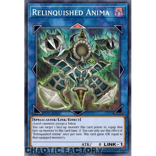 MP24-EN007 Relinquished Anima Quarter Century Secret Rare 1st Edition NM