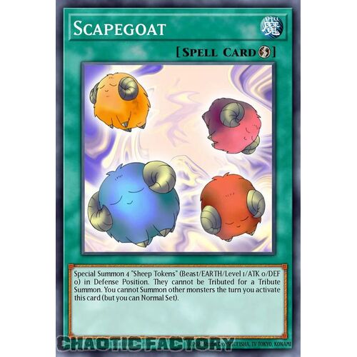 MP24-EN008 Scapegoat Quarter Century Secret Rare 1st Edition NM