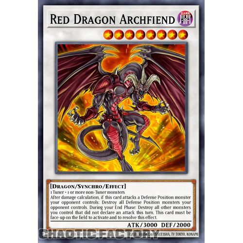 MP24-EN025 Red Dragon Archfiend Quarter Century Secret Rare 1st Edition NM