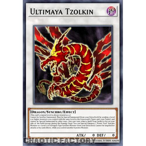 MP24-EN027 Ultimaya Tzolkin Quarter Century Secret Rare 1st Edition NM