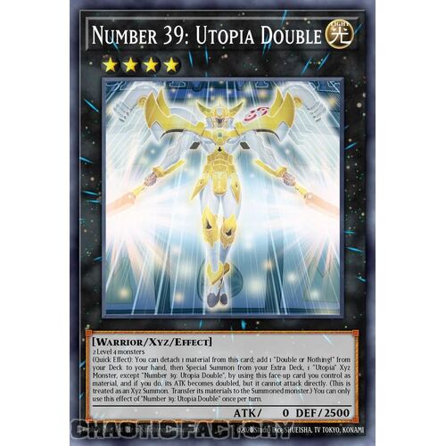 MP24-EN031 Number 39: Utopia Double Quarter Century Secret Rare 1st Edition NM