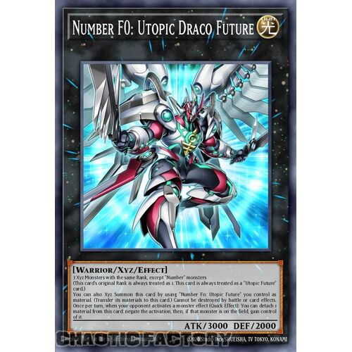 MP24-EN037 Number F0: Utopic Draco Future Quarter Century Secret Rare 1st Edition NM