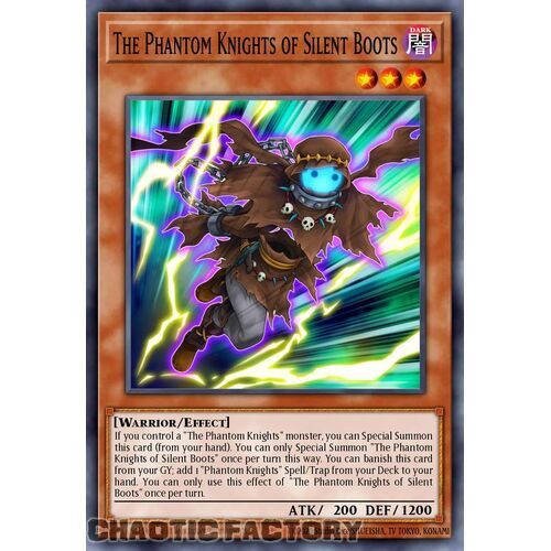 MP24-EN039 The Phantom Knights of Silent Boots Quarter Century Secret Rare 1st Edition NM