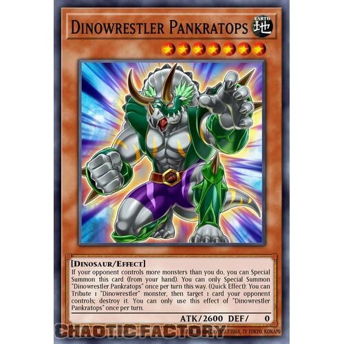 MP24-EN047 Dinowrestler Pankratops Quarter Century Secret Rare 1st Edition NM