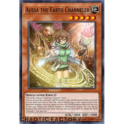 MP24-EN061 Aussa the Earth Channeler Prismatic Secret Rare 1st Edition NM