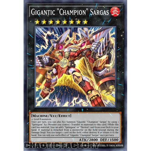 MP24-EN071 Gigantic Champion" Sargas" Prismatic Secret Rare 1st Edition NM