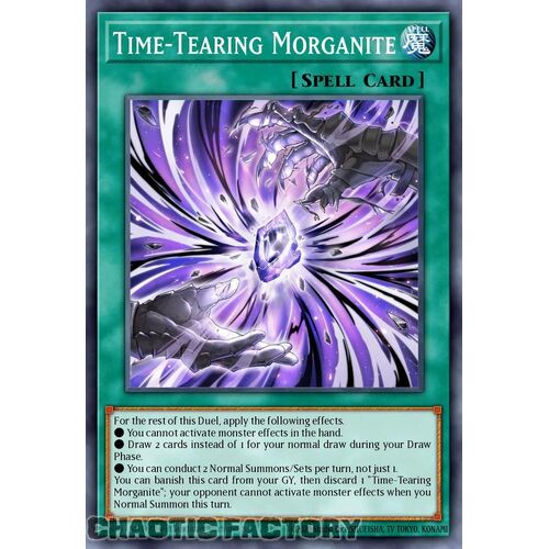 MP24-EN088 Time-Tearing Morganite Prismatic Secret Rare 1st Edition NM