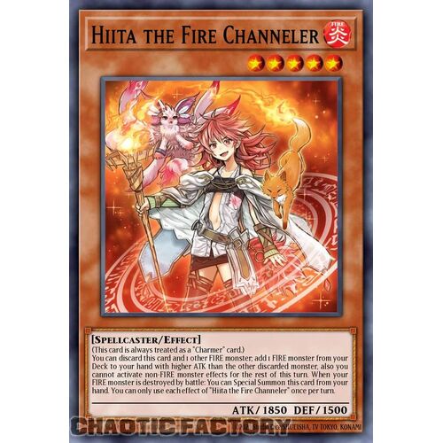 MP24-EN094 Hiita the Fire Channeler Prismatic Secret Rare 1st Edition NM