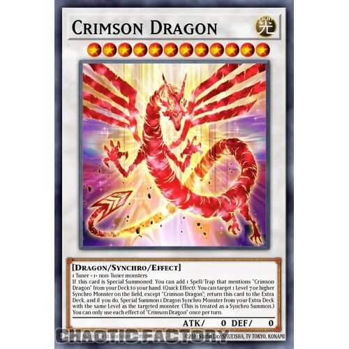 MP24-EN097 Crimson Dragon Prismatic Secret Rare 1st Edition NM