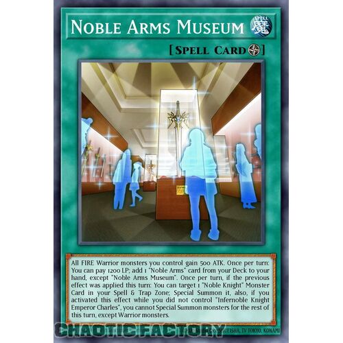 MP24-EN102 Noble Arms Museum Prismatic Secret Rare 1st Edition NM