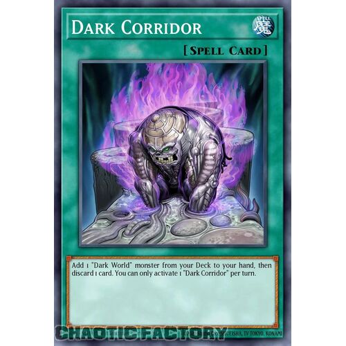 MP24-EN103 Dark Corridor Prismatic Secret Rare 1st Edition NM