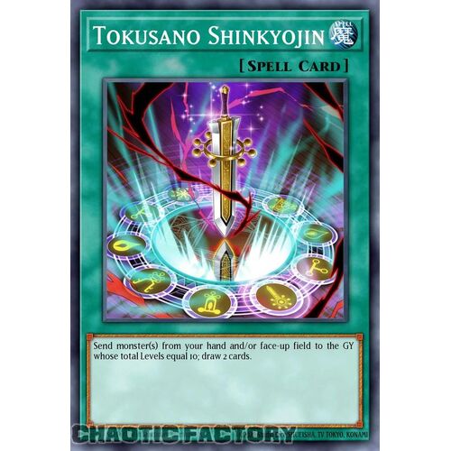 MP24-EN106 Tokusano Shinkyojin Prismatic Secret Rare 1st Edition NM