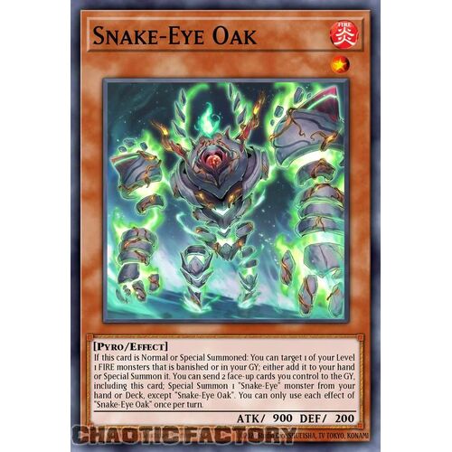 MP24-EN111 Snake-Eye Oak Prismatic Secret Rare 1st Edition NM