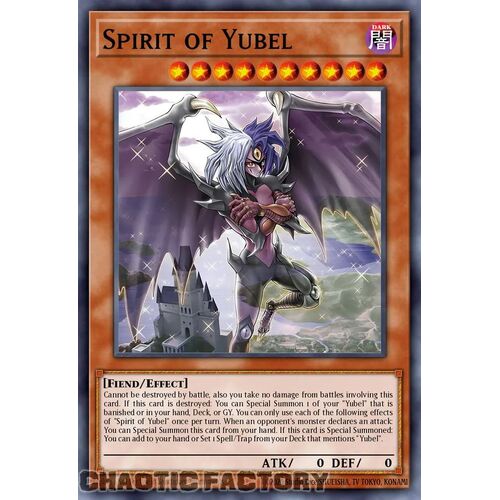 MP24-EN127 Spirit of Yubel Prismatic Secret Rare 1st Edition NM