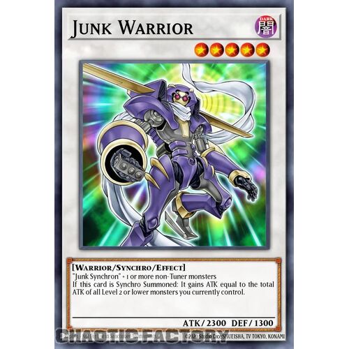 MP24-EN131 Junk Warrior Prismatic Secret Rare 1st Edition NM