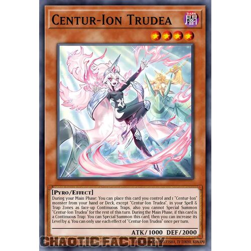 MP24-EN144 Centur-Ion Trudea Prismatic Secret Rare 1st Edition NM