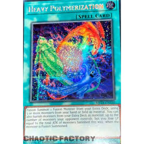 MP24-EN150 Heavy Polymerization Prismatic Secret Rare 1st Edition NM