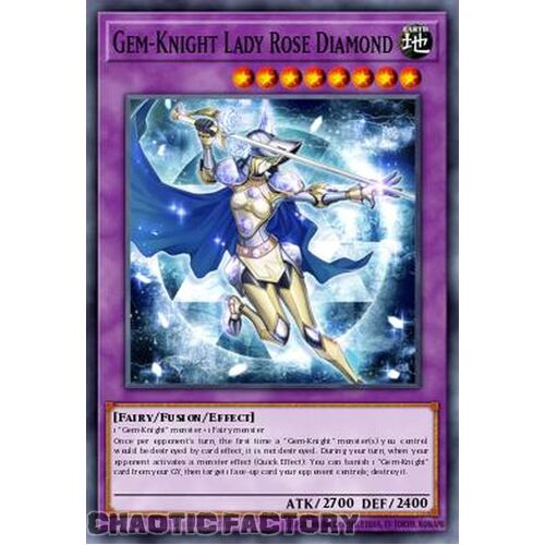 MP24-EN157 Gem-Knight Lady Rose Diamond Ultra Rare 1st Edition NM