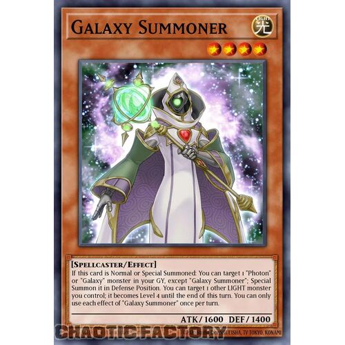 MP24-EN166 Galaxy Summoner Ultra Rare 1st Edition NM