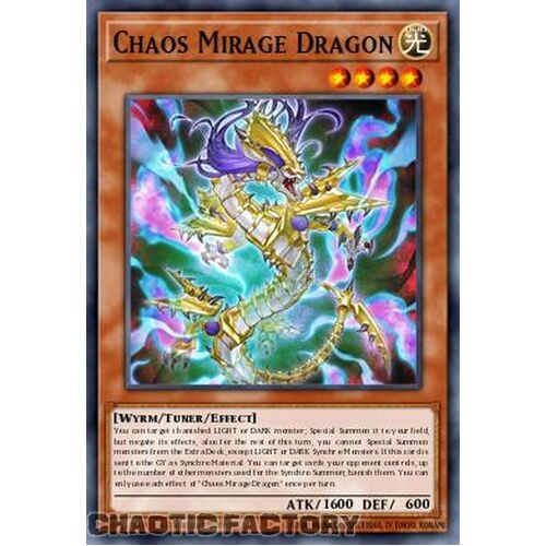 MP24-EN170 Chaos Mirage Dragon Ultra Rare 1st Edition NM