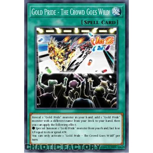 MP24-EN182 Gold Pride - The Crowd Goes Wild! Ultra Rare 1st Edition NM