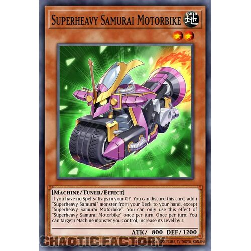 MP24-EN186 Superheavy Samurai Motorbike Ultra Rare 1st Edition NM