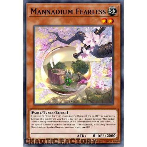 MP24-EN189 Mannadium Fearless Ultra Rare 1st Edition NM