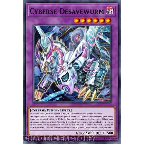 MP24-EN195 Cyberse Desavewurm Ultra Rare 1st Edition NM