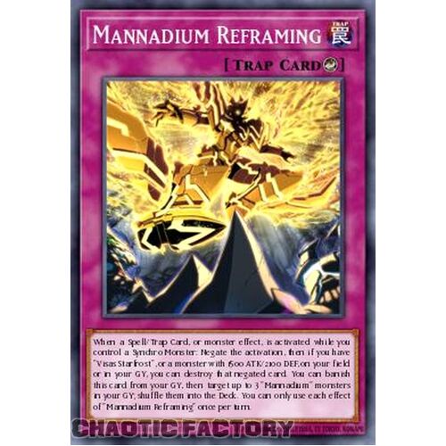 MP24-EN199 Mannadium Reframing Ultra Rare 1st Edition NM