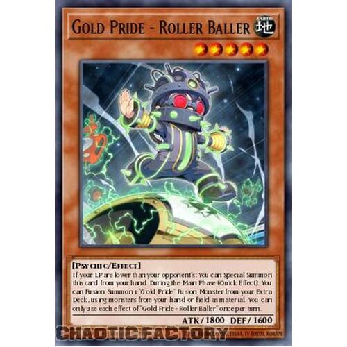 MP24-EN204 Gold Pride - Roller Baller Ultra Rare 1st Edition NM