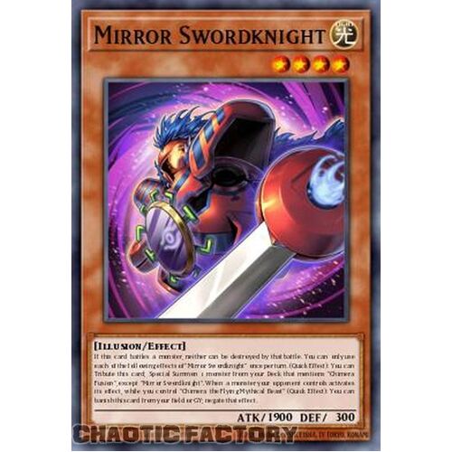 MP24-EN208 Mirror Swordknight Ultra Rare 1st Edition NM