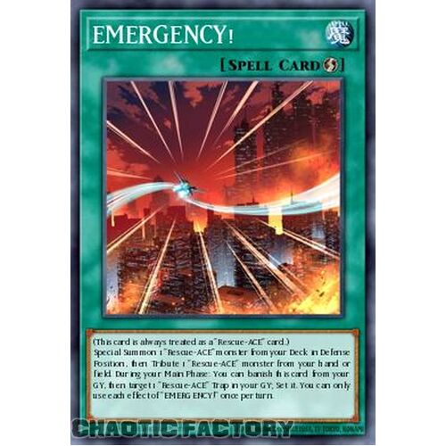 MP24-EN222 EMERGENCY! Ultra Rare 1st Edition NM