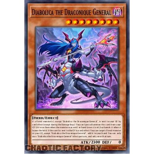 MP24-EN230 Diabolica the Draconique General Ultra Rare 1st Edition NM