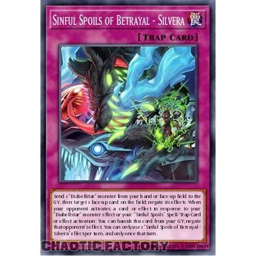 MP24-EN242 Sinful Spoils of Betrayal - Silvera Ultra Rare 1st Edition NM