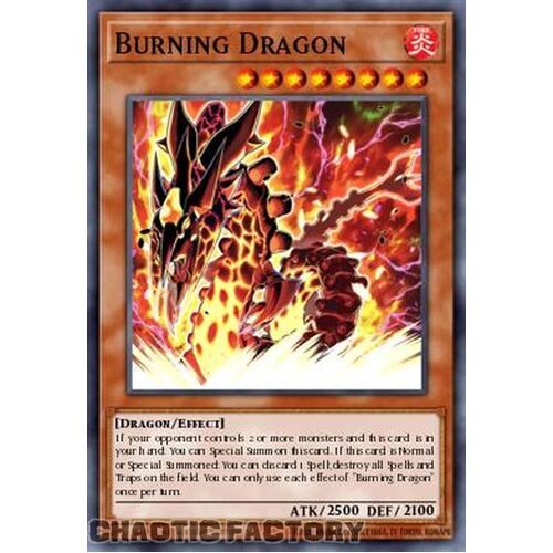 MP24-EN251 Burning Dragon Ultra Rare 1st Edition NM