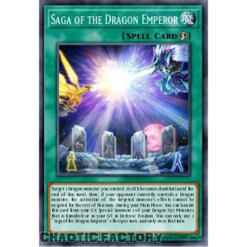 MP24-EN264 Saga of the Dragon Emperor Ultra Rare 1st Edition NM