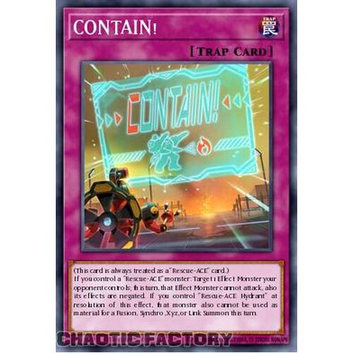 MP24-EN283 CONTAIN! Ultra Rare 1st Edition NM