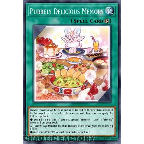 MP24-EN291 Purrely Delicious Memory Ultra Rare 1st Edition NM