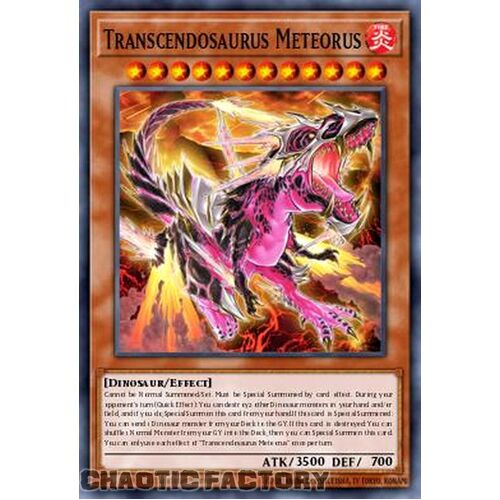 MP24-EN296 Transcendosaurus Meteorus Ultra Rare 1st Edition NM